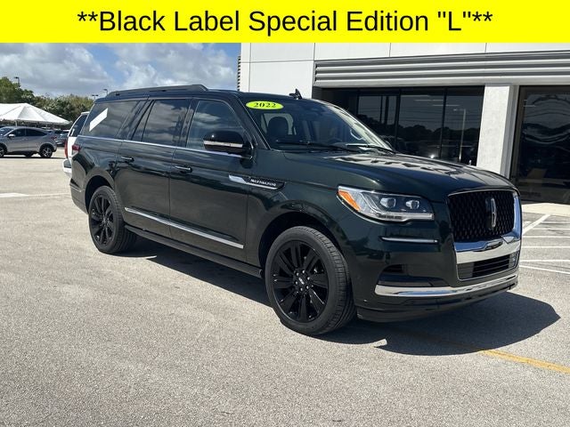 2022 Lincoln Navigator L Black Label Special Edition Pkg